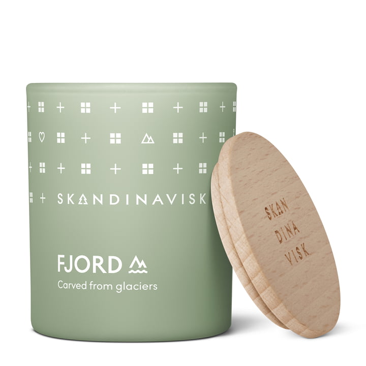 Scented candle with lid Ø 5.1 cm, Fjord from Skandinavisk