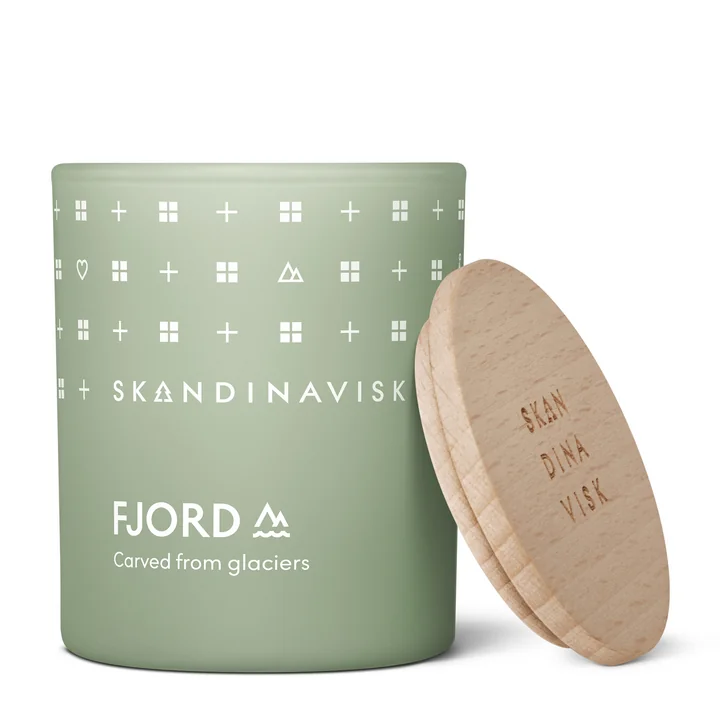 Scented candle with lid Ø 5.1 cm, Fjord from Skandinavisk