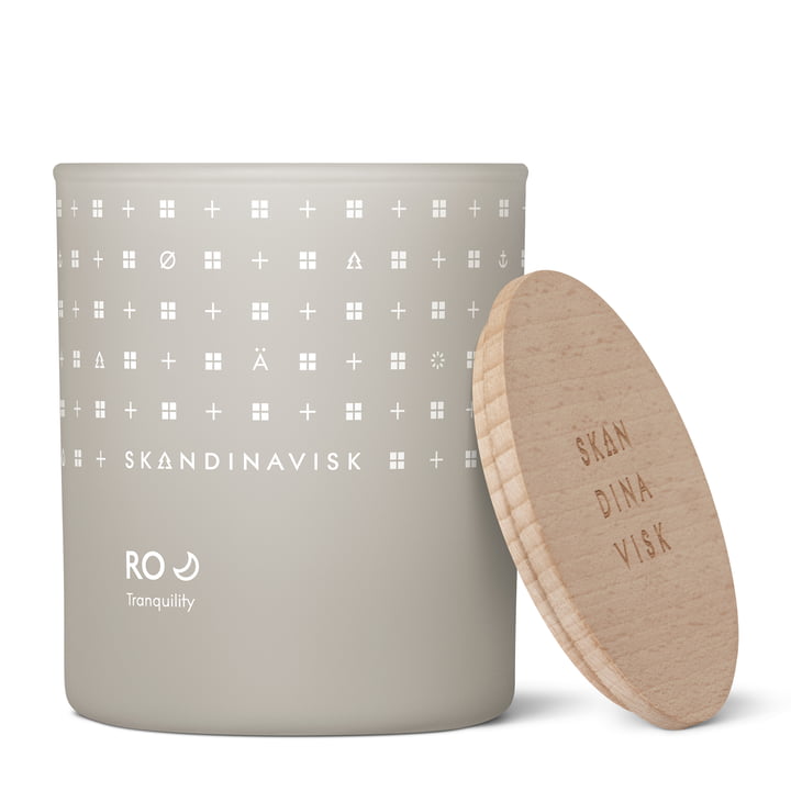 Scented candle with lid Ø 7.9 cm, Ro from Skandinavisk
