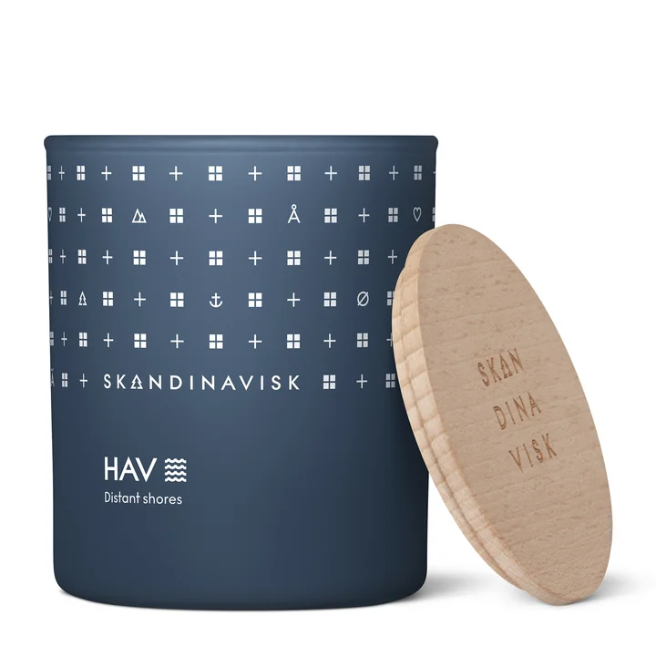 Scented candle with lid Ø 7.9 cm, Hav from Skandinavisk