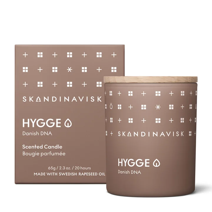 Scented candle with lid from Skandinavisk