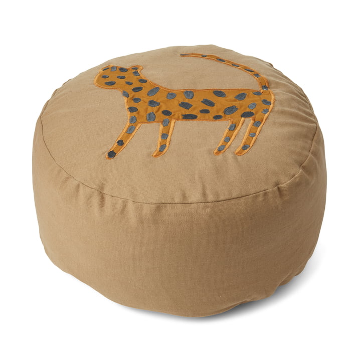 Betsy Mini beanbag from LIEWOOD in the version Leopard, oat