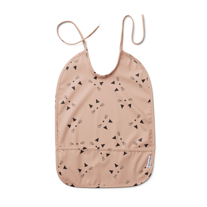 Lai Bib from LIEWOOD in the design cat, rose