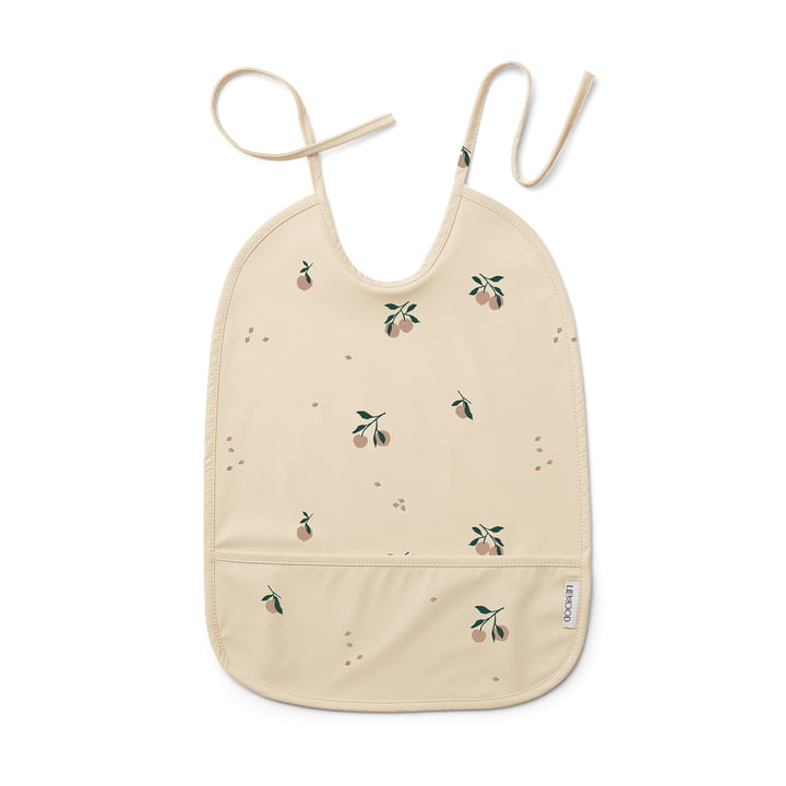 Lai Bib from LIEWOOD in the design peach, sea shell