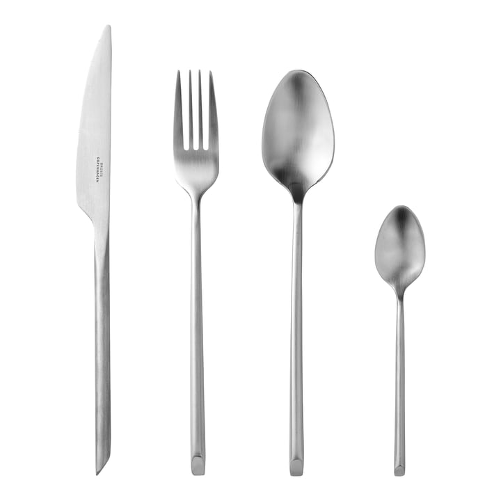Broste Copenhagen - Sletten Cutlery, Full Satin Stainless Steel (16-piece)