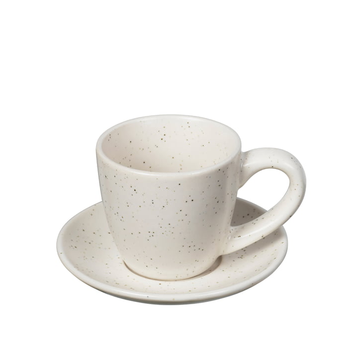 Broste Copenhagen - Nordic Vanilla Espresso cup with saucer, 5 cl