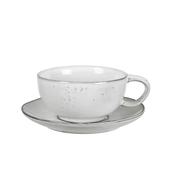 Broste Copenhagen - Nordic Sand cup with saucer 25 cl