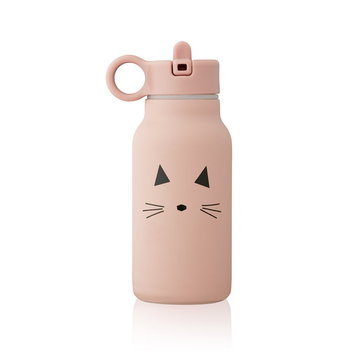Falk Water bottle from LIEWOOD in the design cat, rose