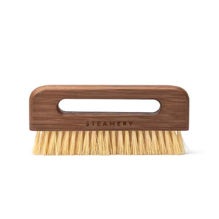 Clothes brush, small, oak / cotton by Steamery