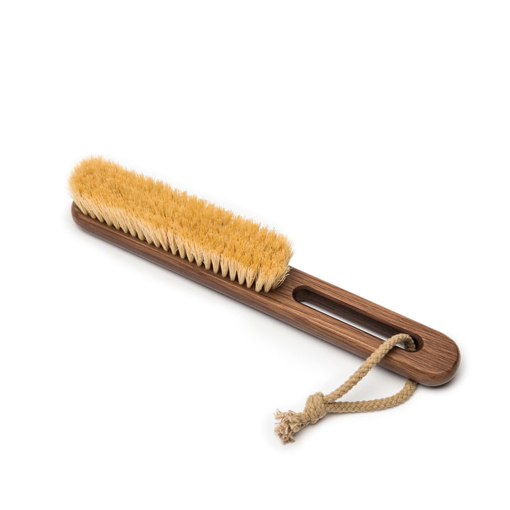 Clothes brush, large, oak / cotton by Steamery