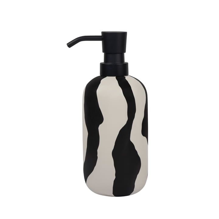 Icon Soap dispenser high from Mette Ditmer in the version off-white / black
