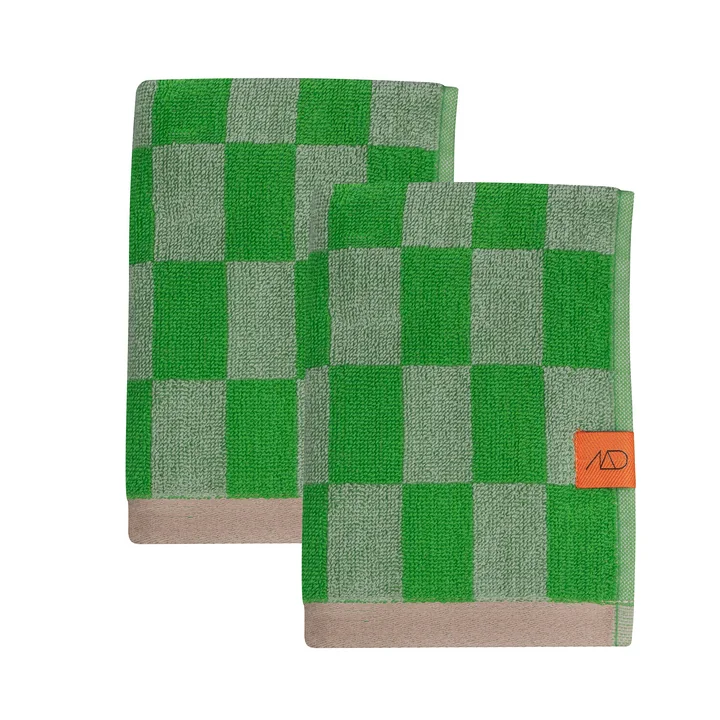 Retro Guest towel from Mette Ditmer in the classic green version