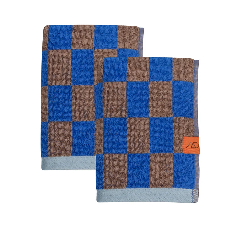 Retro Guest towel from Mette Ditmer in the cobalt version