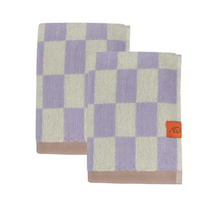 Retro Guest towel from Mette Ditmer in the lilac version