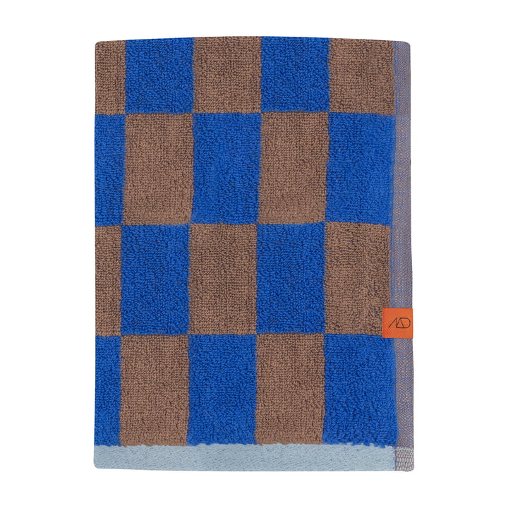 Retro Bath towel from Mette Ditmer in the version cobalt