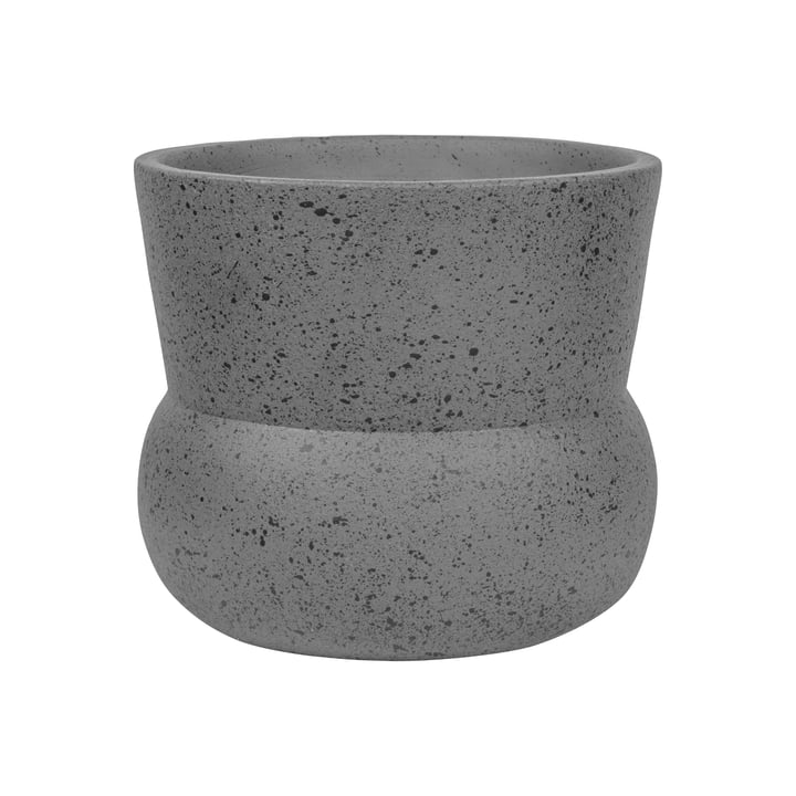 Stone Flower pot from Mette Ditmer in color gray