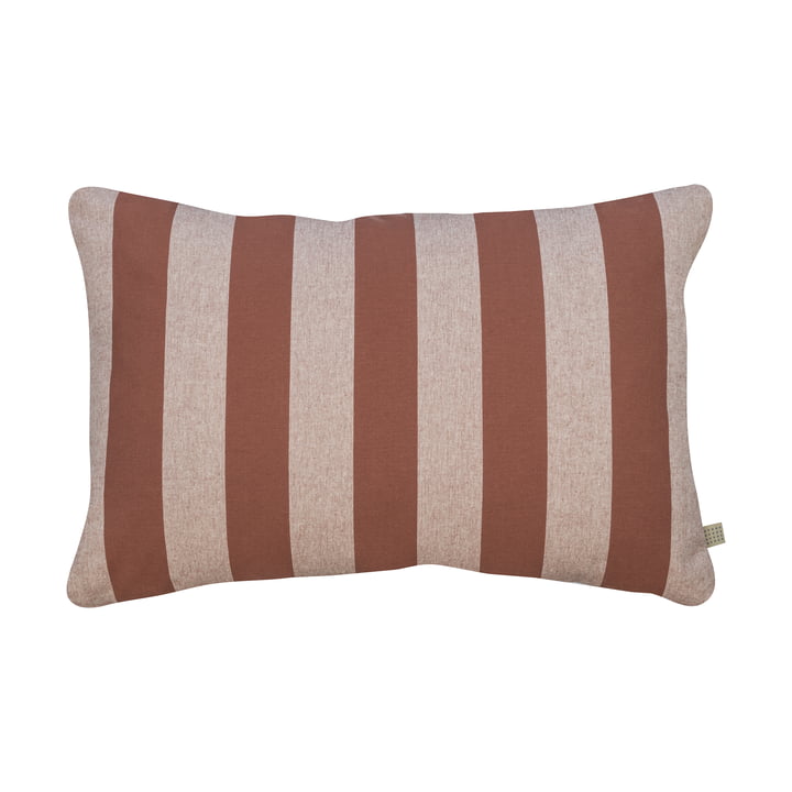 Stripes Pillowcase from Mette Ditmer in brown finish