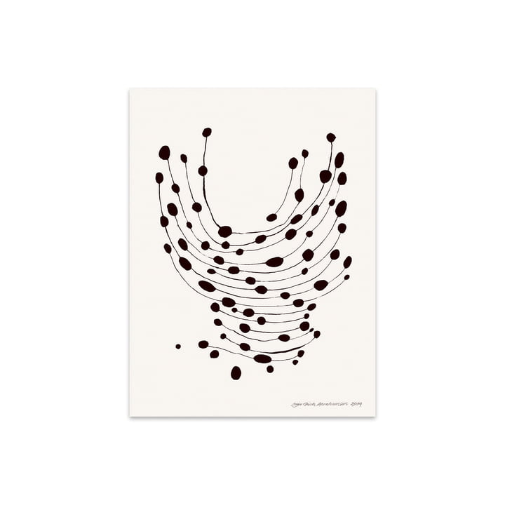 Dancing Dots from Leise Dich Abrahamsen, 40 x 50 cm from The Poster Club