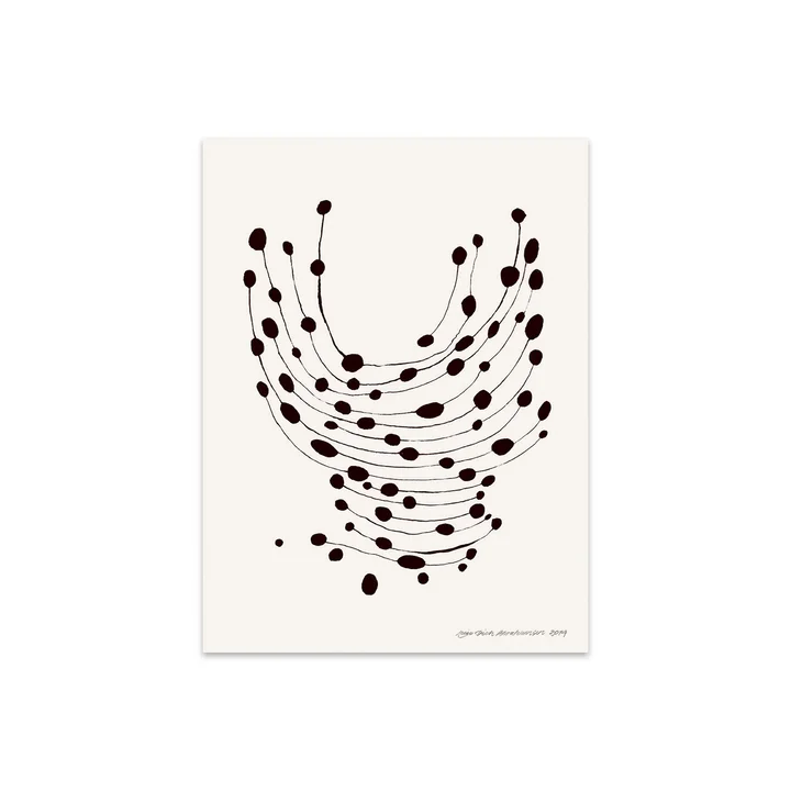 Dancing Dots from Leise Dich Abrahamsen, 40 x 50 cm from The Poster Club