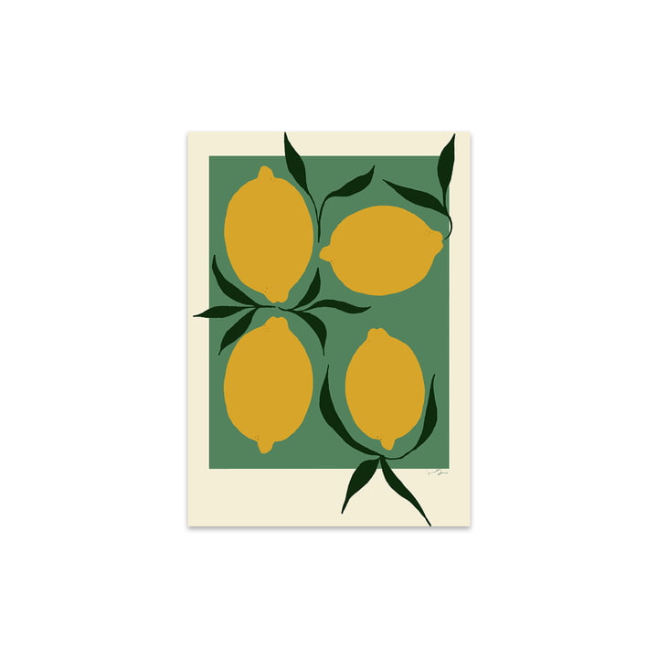 Green Lemon by Anna Mörner, 30 x 40 cm