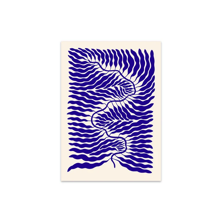 Little Blue by Linnéa Andersson, 30 x 40 cm from The Poster Club