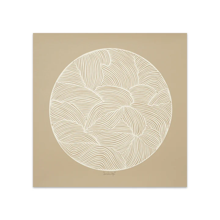 Moon No. 01 of Little Detroit, 50 x 50 cm from The Poster Club