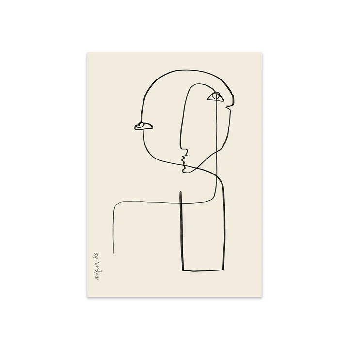 Sculpture No. 02 by Robin Ahlgren, 50 x 70 cm from The Poster Club