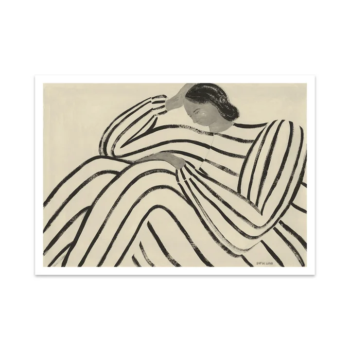 Waiting by Sofia Lind, 70 x 100 cm