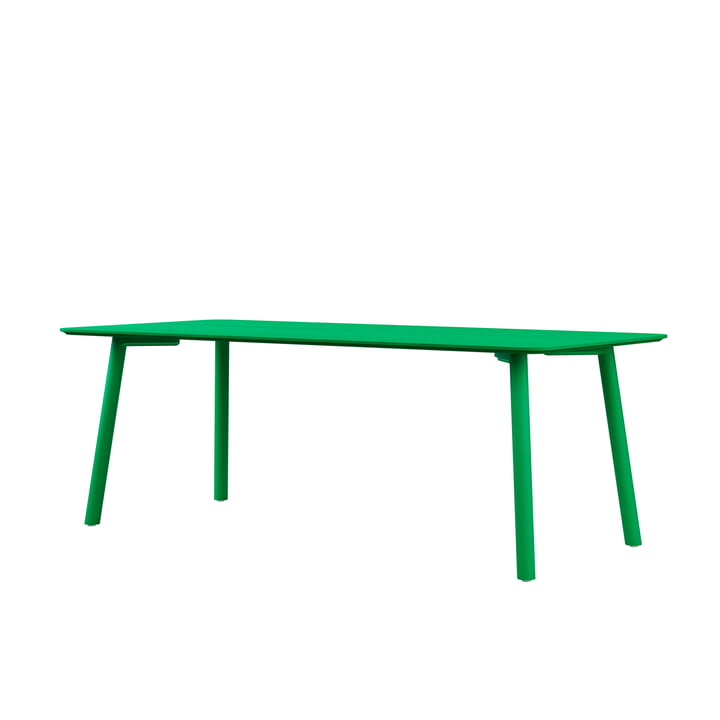 Meyer Color Table 200 x 92 cm, ash lacquered, emerald from OUT Objekte unserer Tage