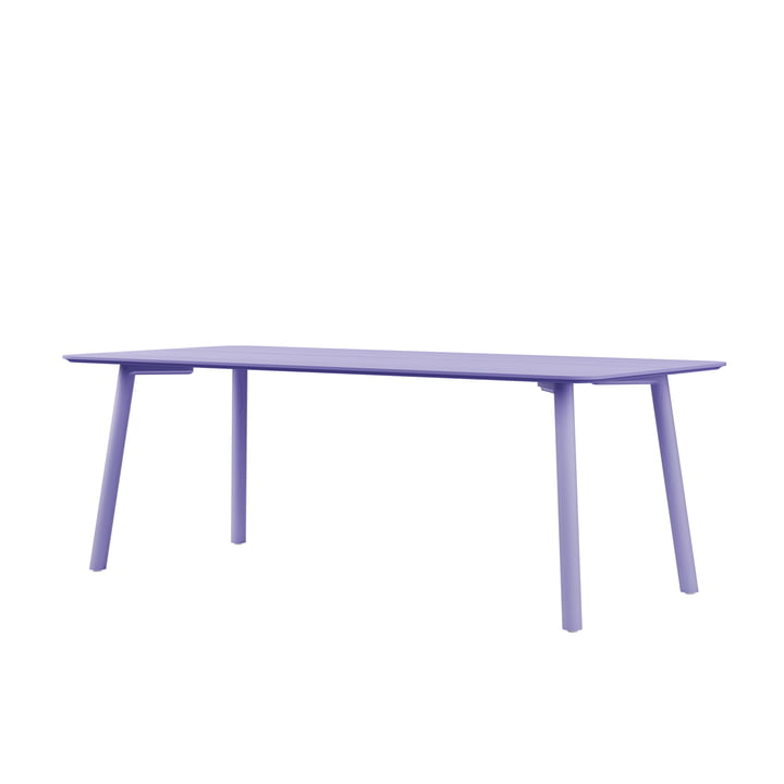 Meyer Color Table 200 x 92 cm, lacquered ash, lilac from OUT Objekte unserer Tage