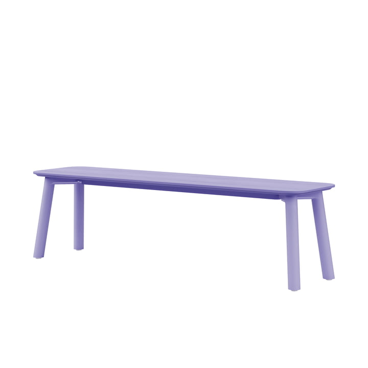 Meyer Color Bench 180 x 40 cm, lacquered ash, lilac from OUT Objekte unserer Tage