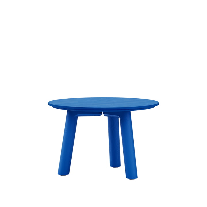 Meyer Color Coffee table Medium H 35cm, lacquered ash, berlin blue from OUT Objekte unserer Tage