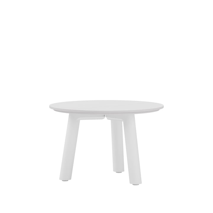 Meyer Color Coffee table Medium H 35cm, lacquered ash, white from OUT Objekte unserer Tage
