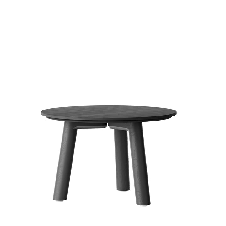 Meyer Color Coffee table Medium H 35cm, ash lacquered, black from OUT Objekte unserer Tage