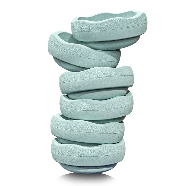 Stapelstein® - Original ocean , mint (set of 6)