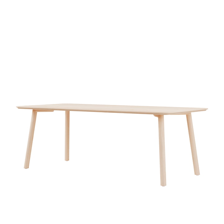 Meyer 23 Table Large 200 x 92 cm, ash waxed with white pigment of OUT Objekte unserer Tage