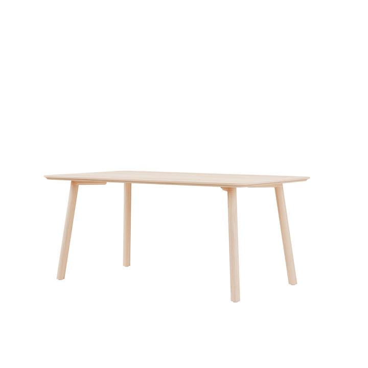 Meyer 23 Table Medium 160 x 92 cm, ash waxed with white pigment of OUT Objekte unserer Tage