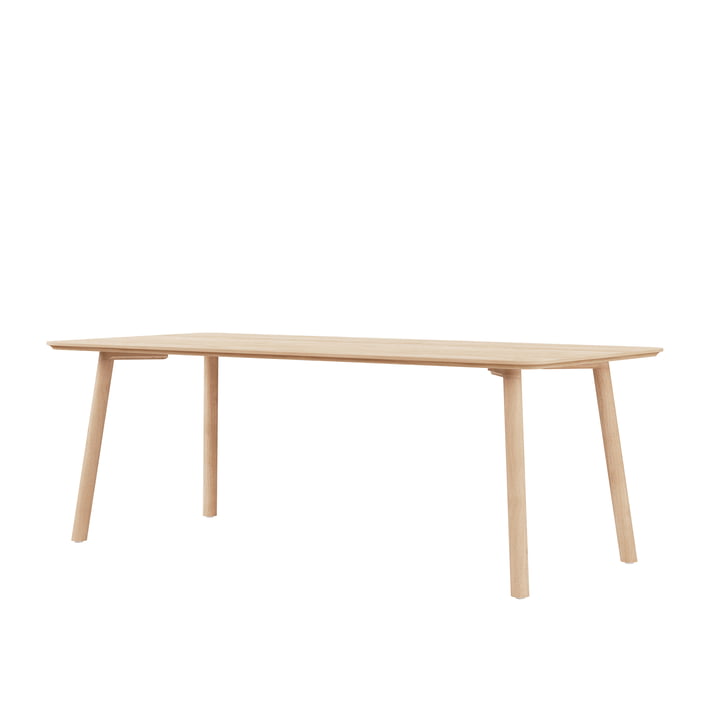 Meyer 23 Table Large 200 x 92 cm, oak waxed with white pigment of OUT Objekte unserer Tage