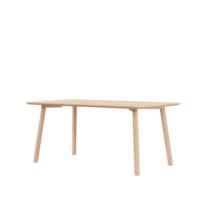 Meyer 23 Table Medium 160 x 92 cm, oak waxed with white pigment of OUT Objekte unserer Tage