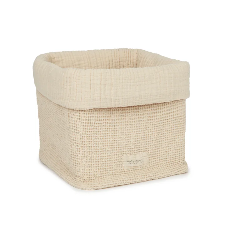 Nobodinoz - Wabi Sabi Basket, 18 x 20 cm, ginger