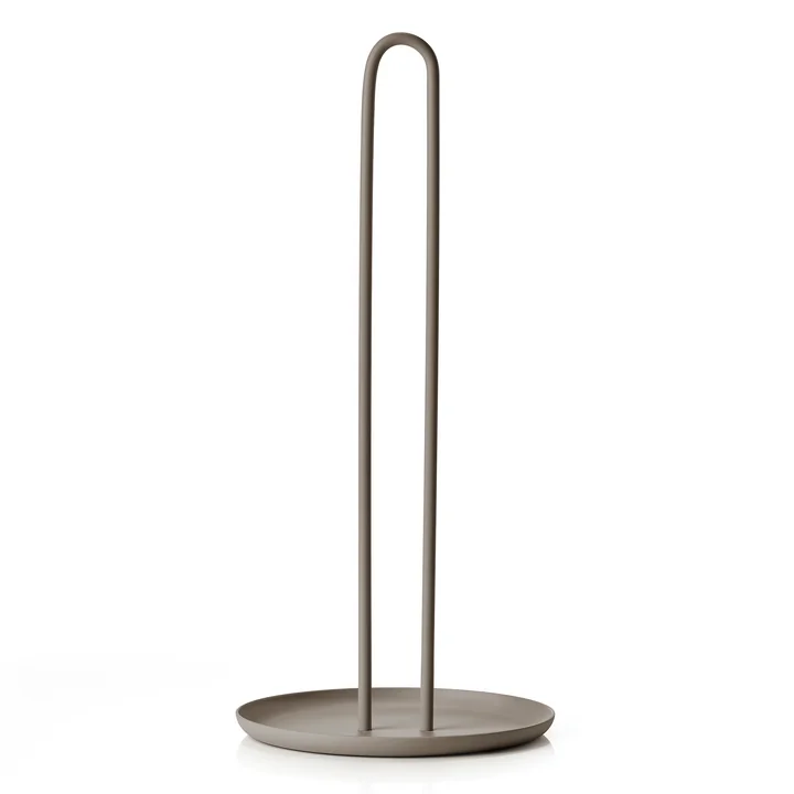 Singles Kitchen roll holder, Ø 14.5 x H 32 cm, taupe by Zone Denmark