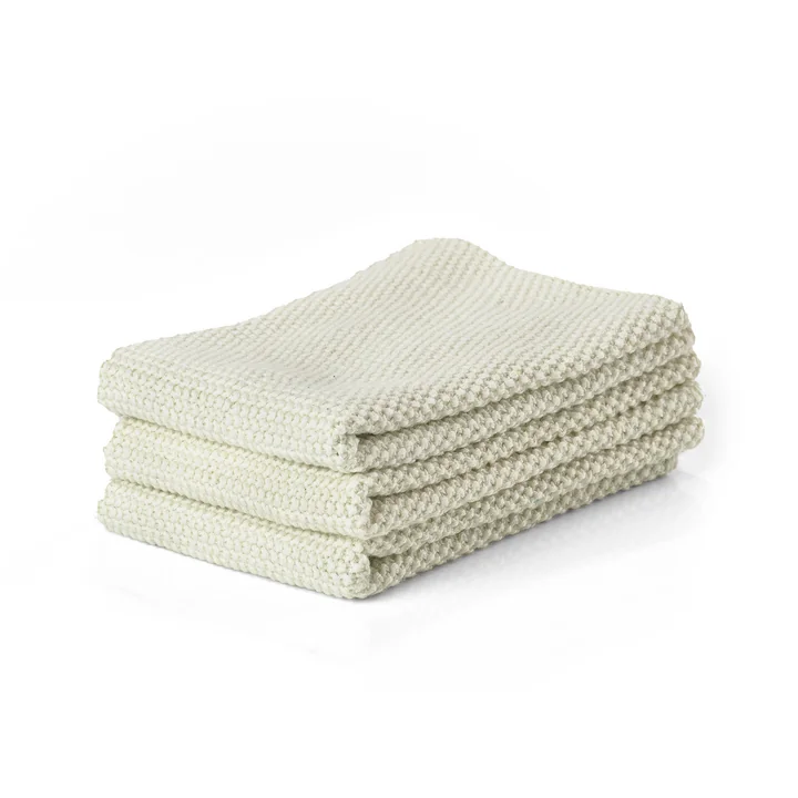 Zone Denmark - Cleaning cloth, 27 x 27 cm, biscuit (set of 3)