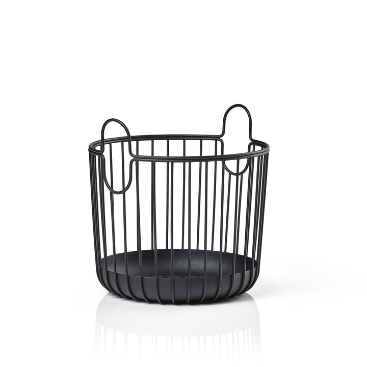 Zone Denmark - Inu Storage basket, Ø 20 x H 20 cm, black