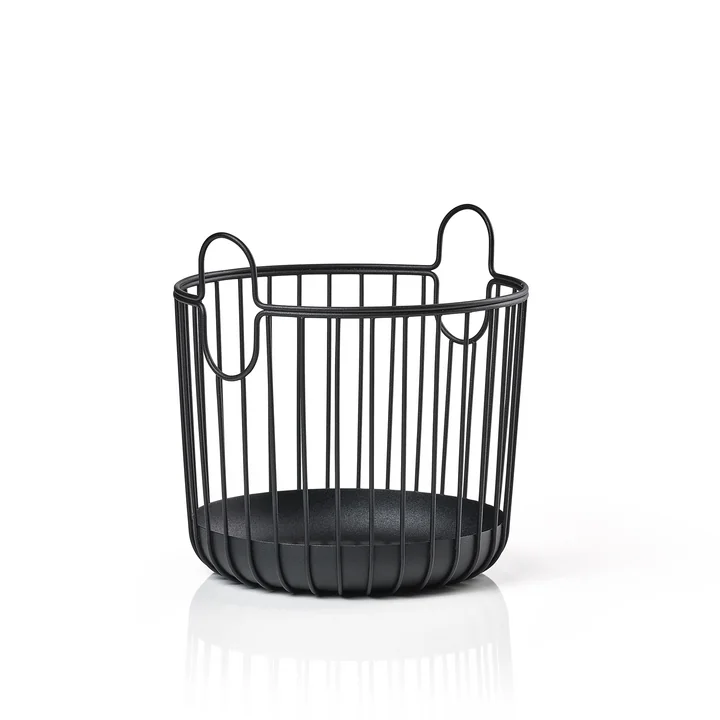 Zone Denmark - Inu Storage basket, Ø 20 x H 20 cm, black