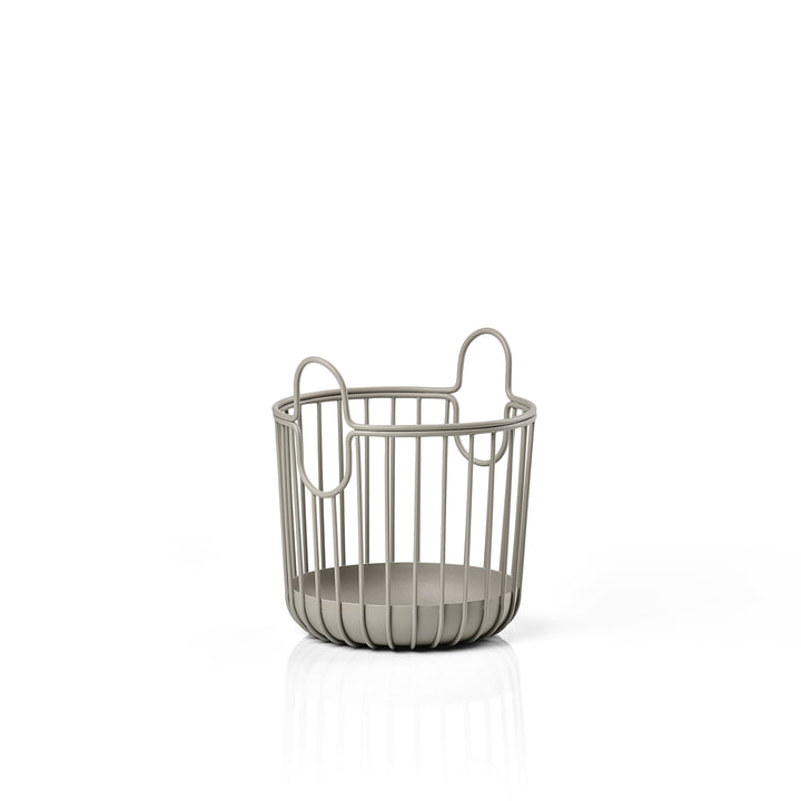 Zone Denmark - Inu Storage basket, Ø 10,5 x H 13,5 cm, taupe