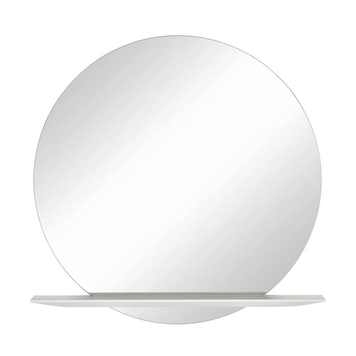 Schönbuch - Cut Wall mirror, Ø 75 cm, gray white