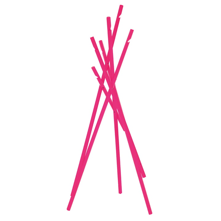 Schönbuch - Sticks Coat rack, ash neon pink
