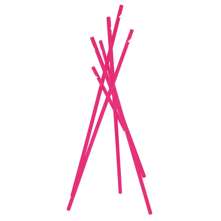 Schönbuch - Sticks Coat rack, ash neon pink