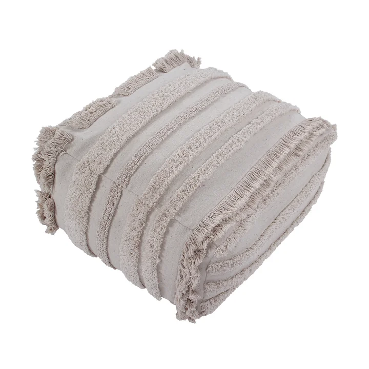 Early Hours Pouf, 54 x 54 cm, natural from Lorena Canals