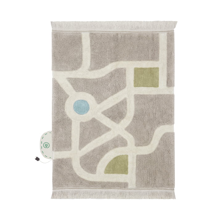 Eco-City Play rug, 120 x 170 cm, gray from Lorena Canals
